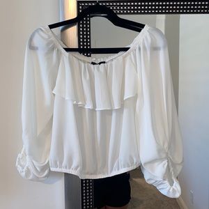 Off the shoulder blouse